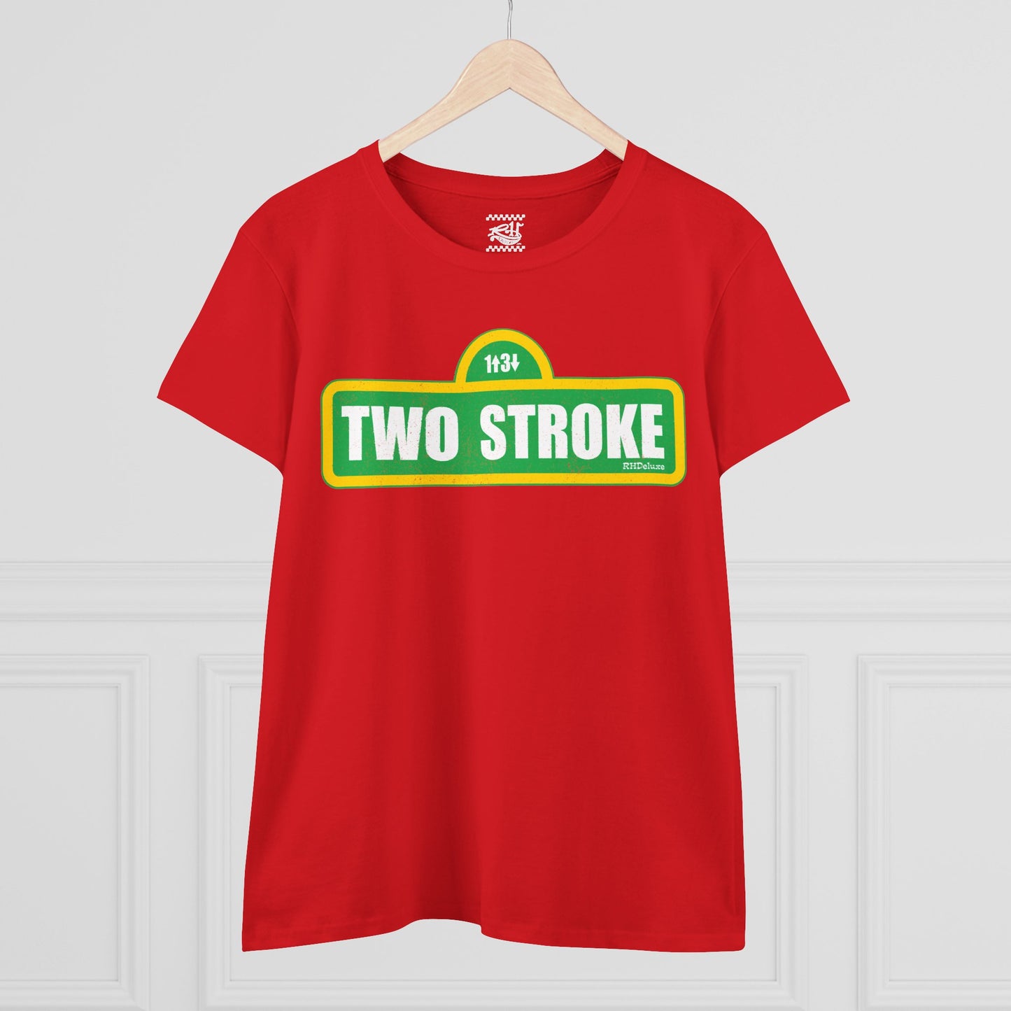 Two Stroke Street - Women's Midweight Cotton Tee