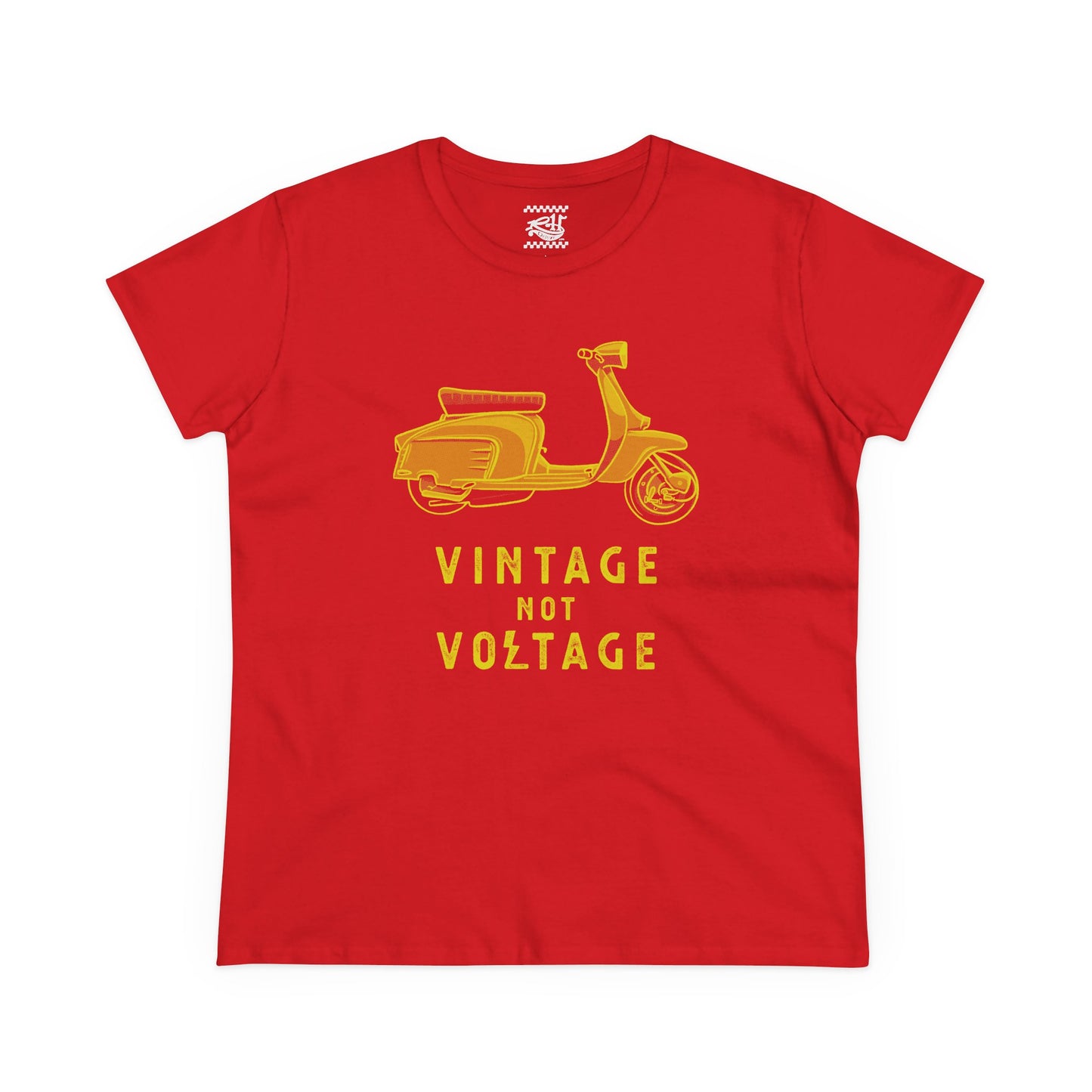 Vintage Not Voltage LAMBRETTA - Women's Midweight Cotton Tee
