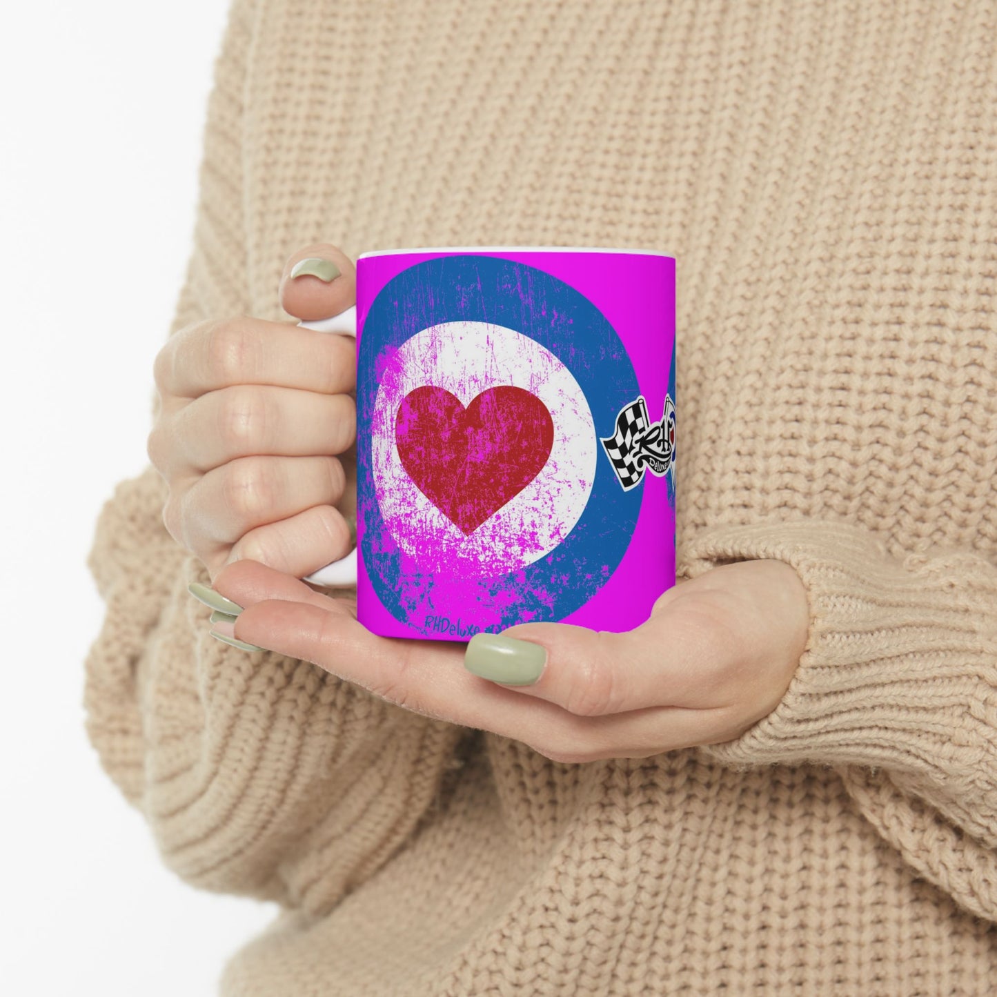 MOD LOVE *MAGENTA 11oz Mug