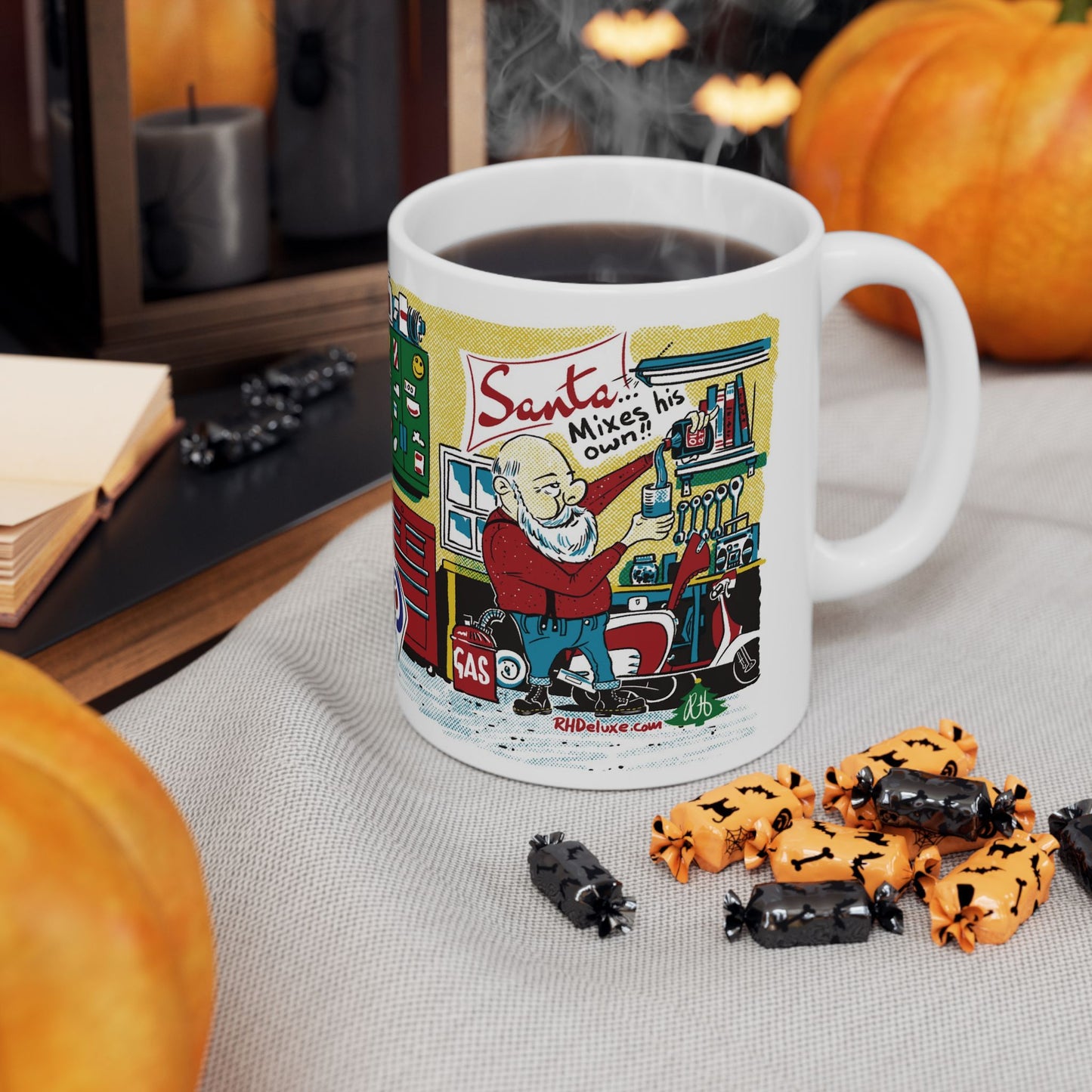 SANTA MIXES HIS OWN 11oz Mug