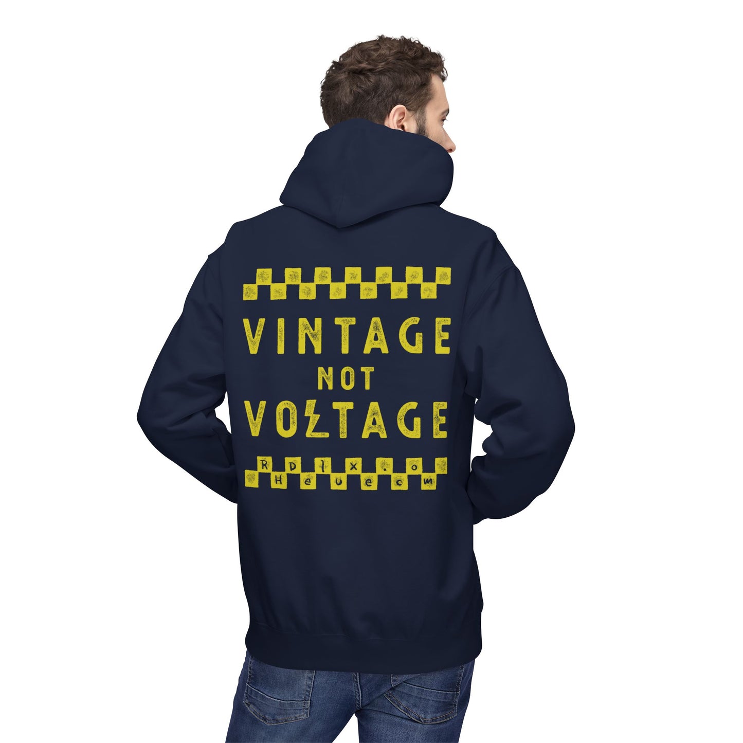 VINTAGE NOT VOLTAGE - PULL OVER HOODIE