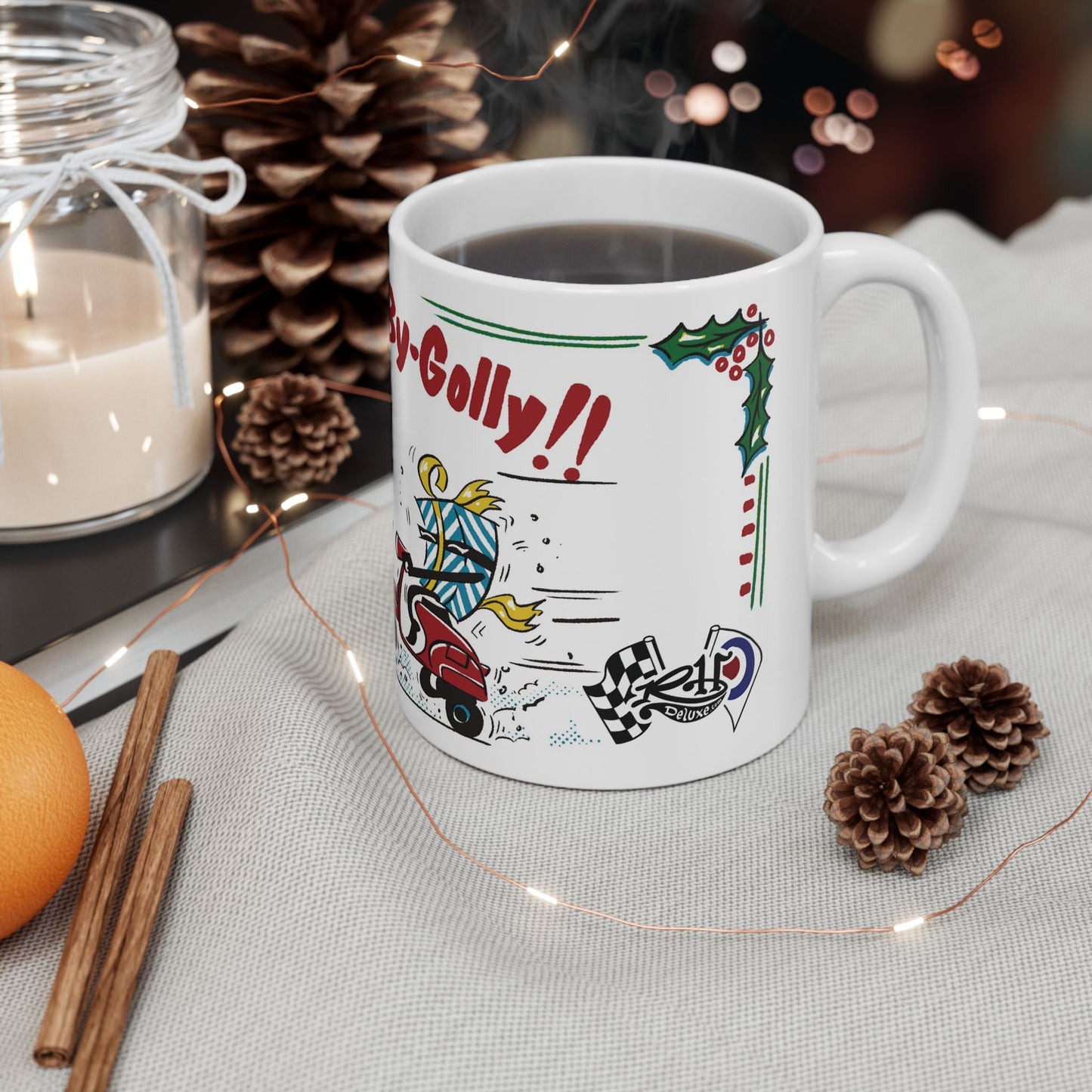 HOLLY JOLLY BY-GOLLY 11oz Mug