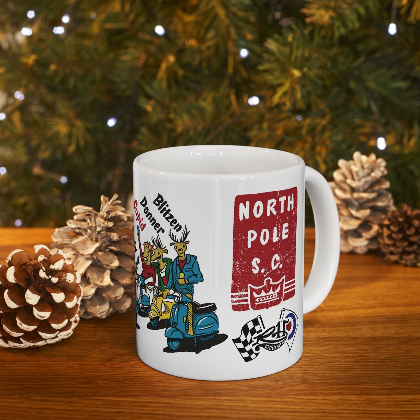 NORTH POLE SCOOTER CLUB 11oz Mug