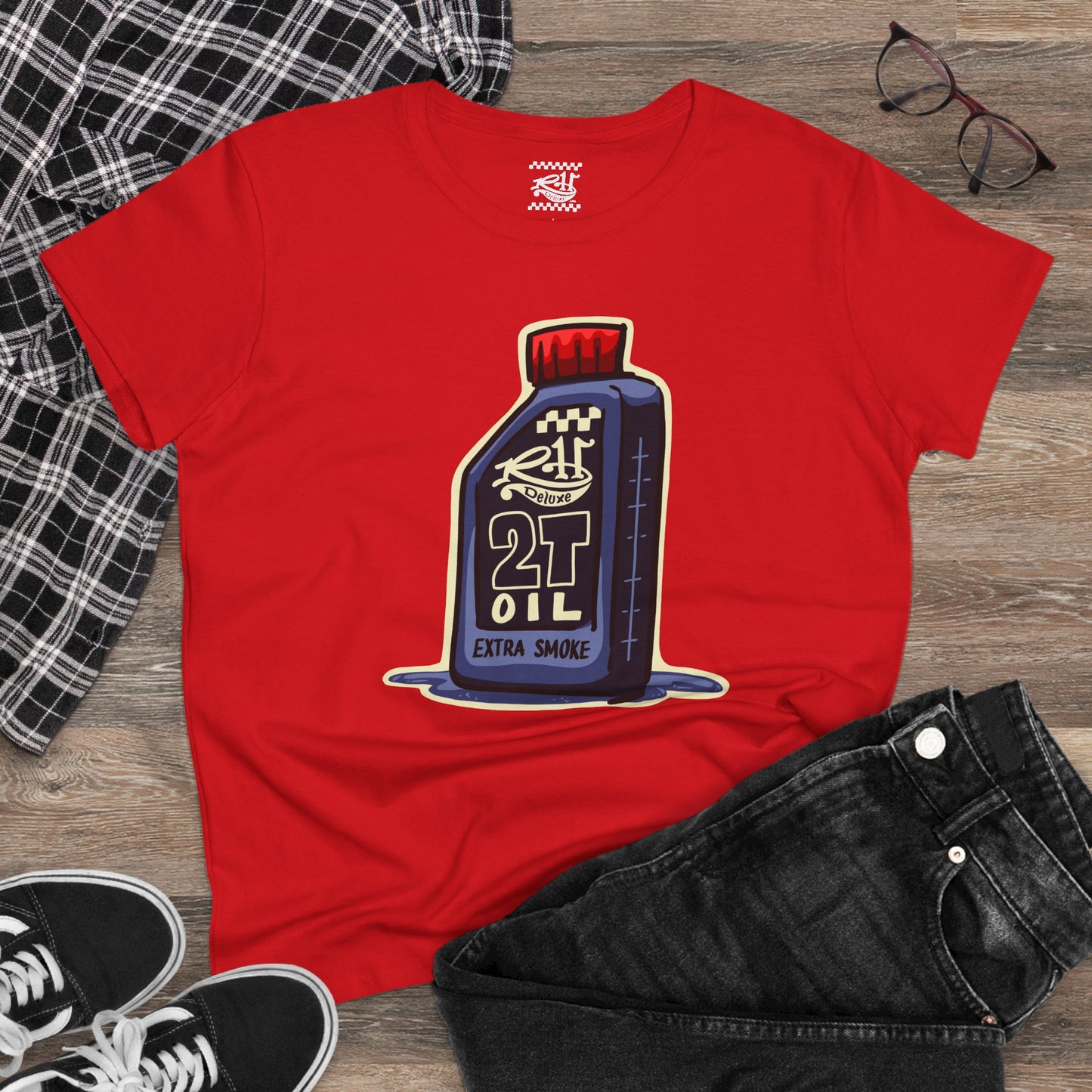 2T Oil - Extra Smoke - Women's Midweight Cotton Tee