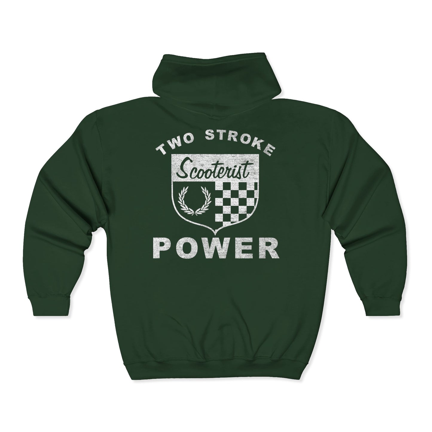 TWO STROKE POWER - FULL ZIP HOODIE