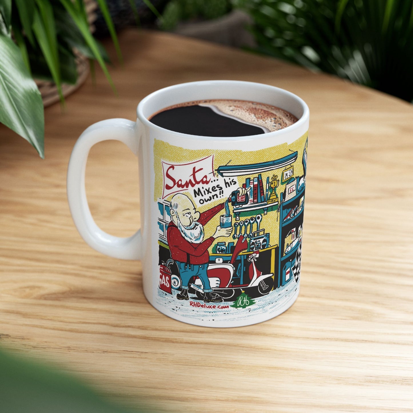 SANTA MIXES HIS OWN 11oz Mug
