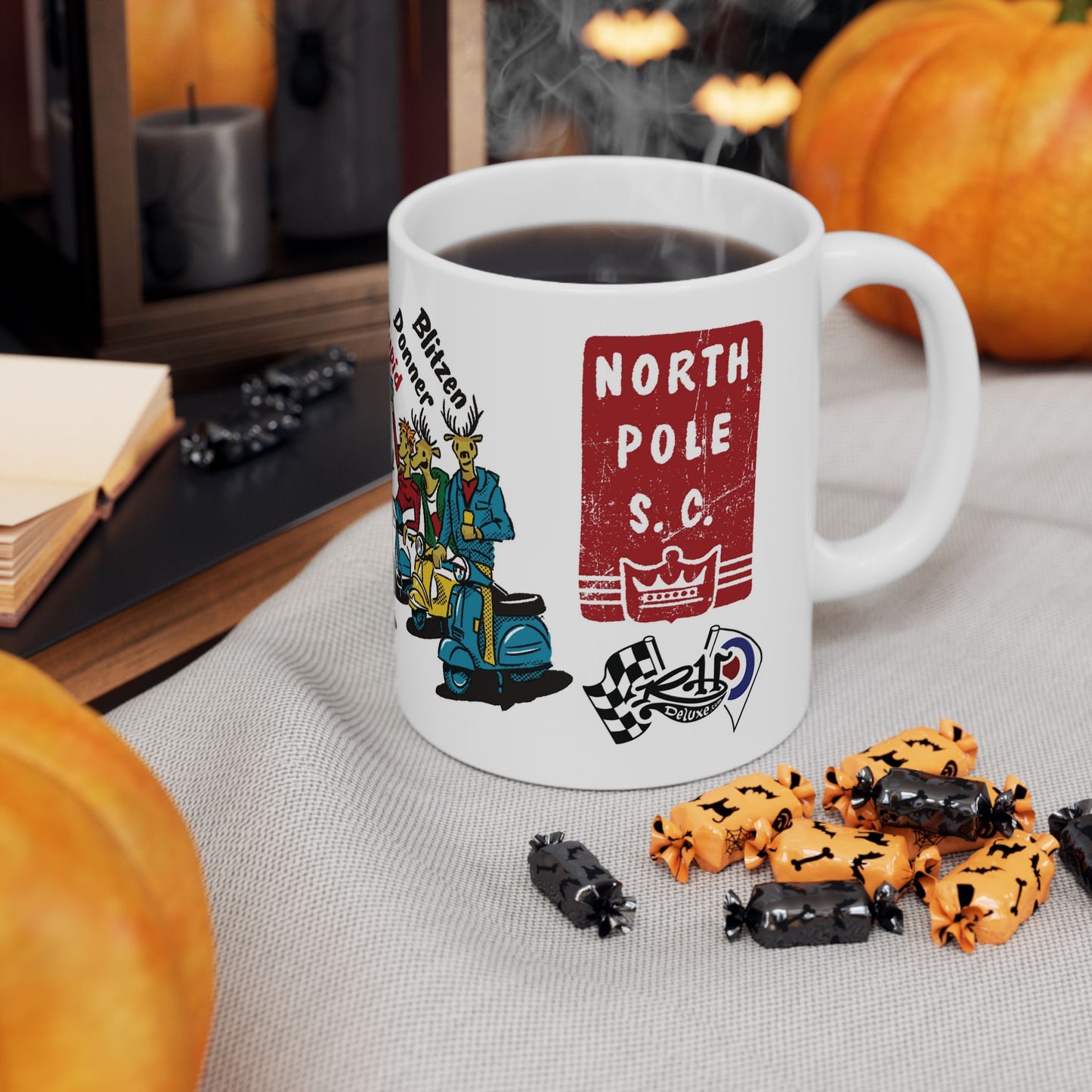 NORTH POLE SCOOTER CLUB 11oz Mug