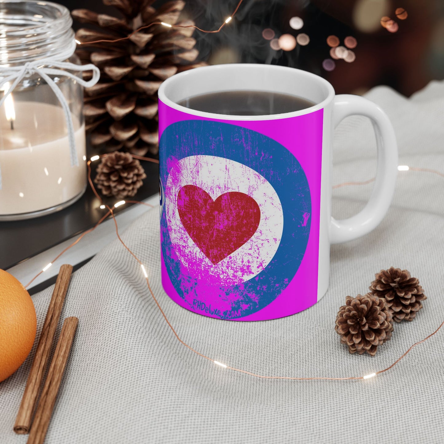 MOD LOVE *MAGENTA 11oz Mug