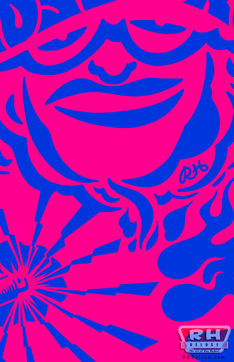 HALLOWED BLUE HAZE - ORDER SOON, LIMITED SUPPLY - 11 x 17