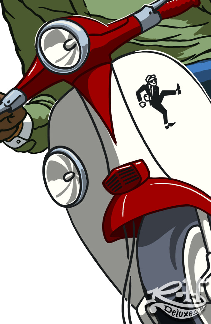 FLYING V-UP - LAMBRETTA S3 - 11 x 17