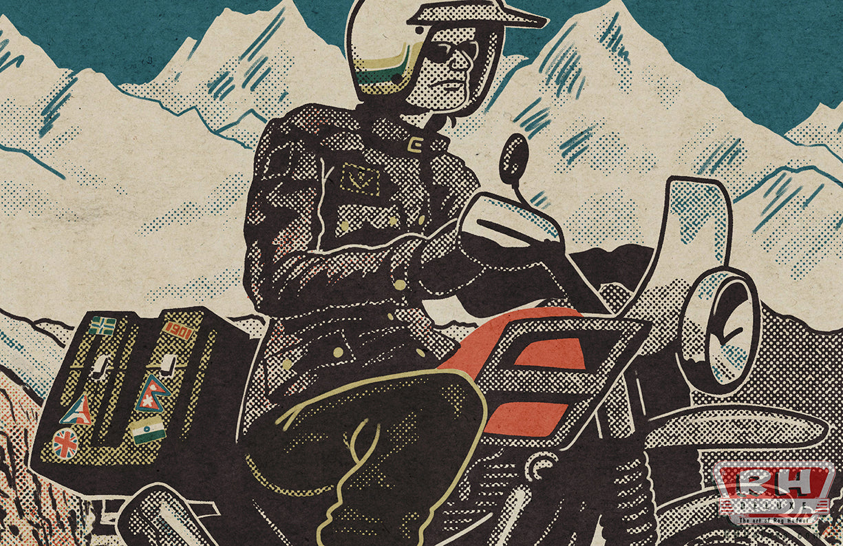 HIMALAYAN ADVENTURE - ROYAL ENFIELD 411cc - 11 x 17
