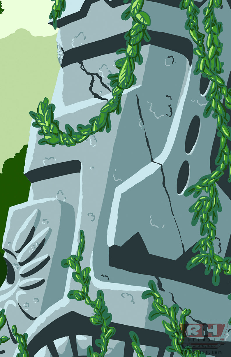 JUNGLE RUIN - ORDER SOON, LIMITED SUPPLY - 11 x 17
