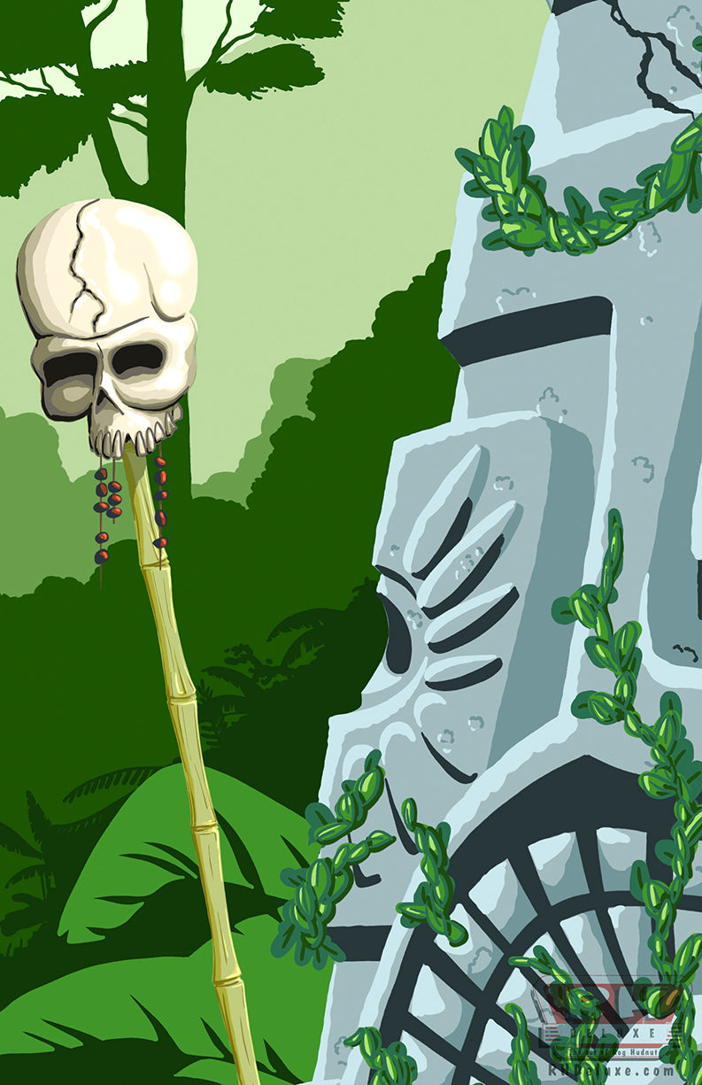 JUNGLE RUIN - ORDER SOON, LIMITED SUPPLY - 11 x 17