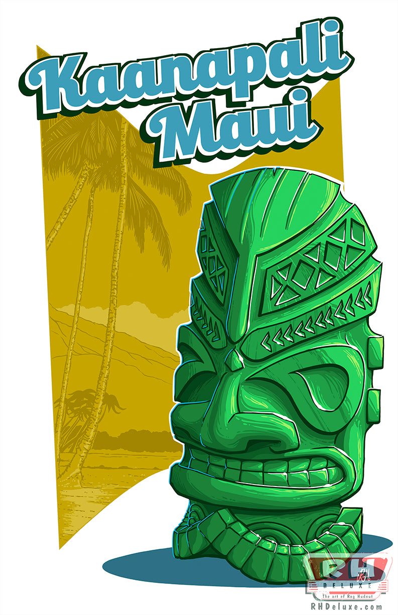 KAANAPALI MAUI HAWAII - 11 x 17