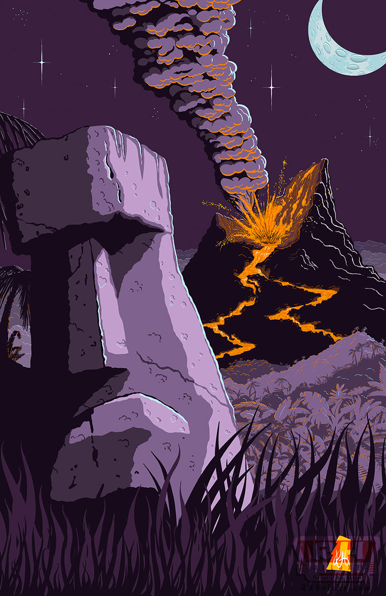 VOLCANIC MOAI