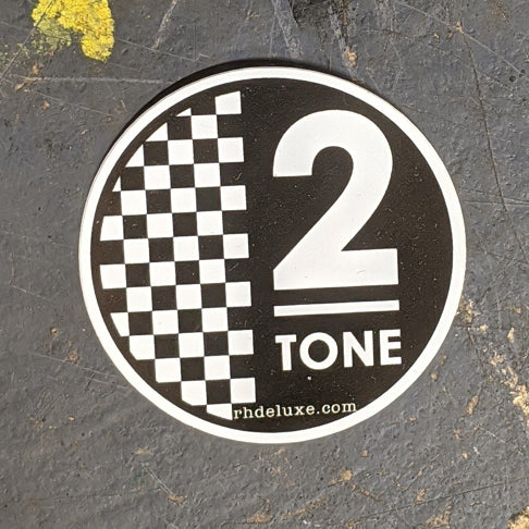 2 TONE STICKER - 2"