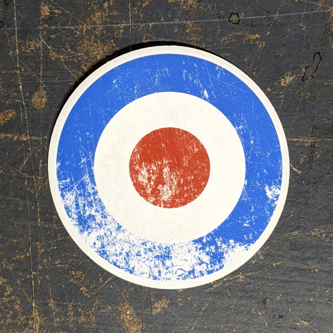 MOD ROUNDEL - DISTRESSED - 3"