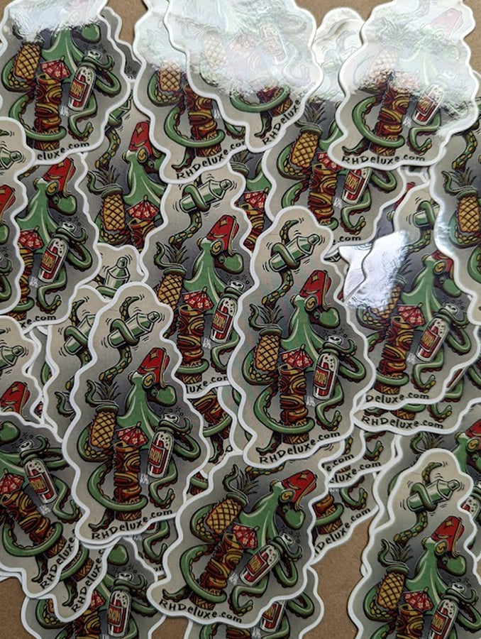 Octopi Bartender sticker - 3"