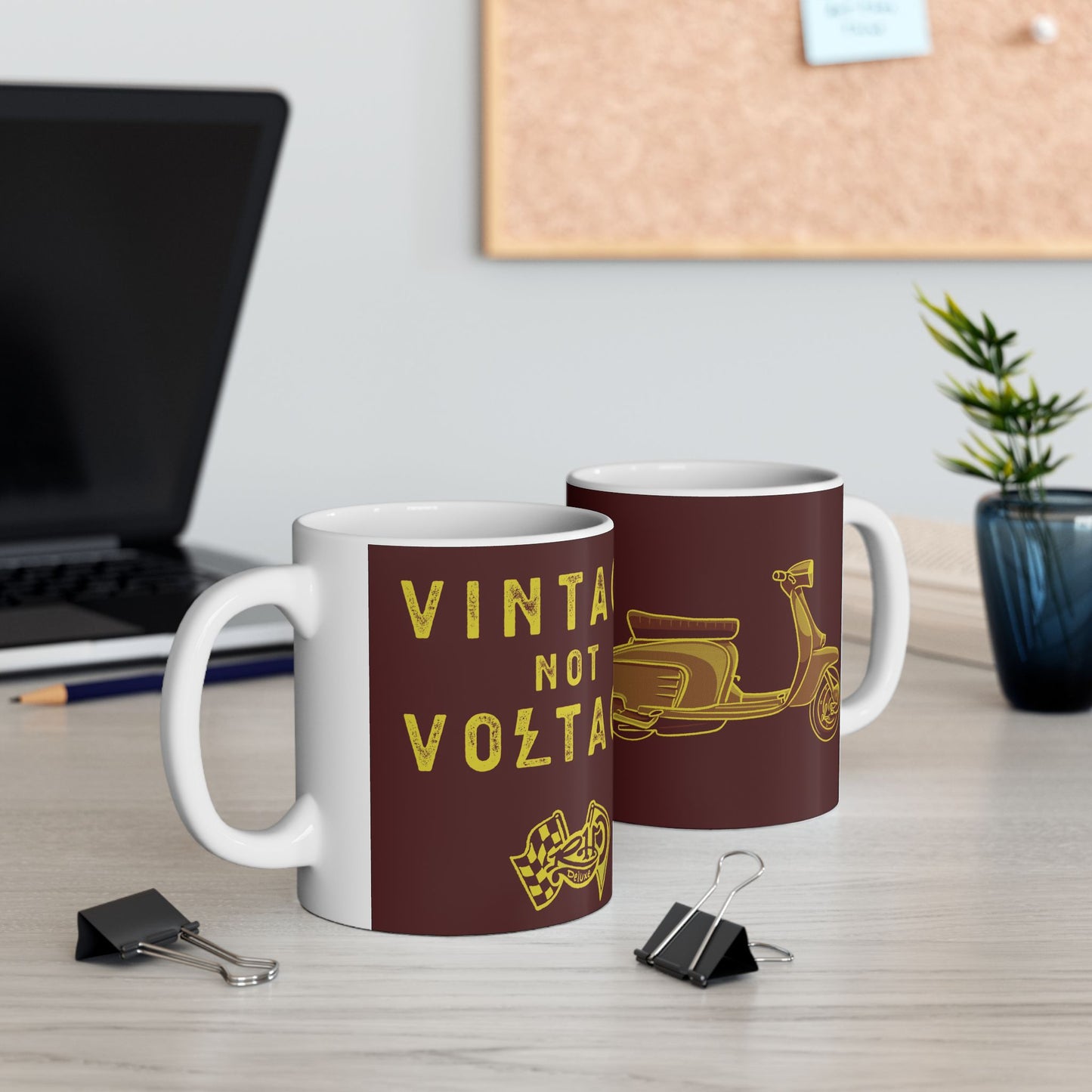 VINTAGE NOT VOLTAGE - LAMBRETTA 11oz Mug