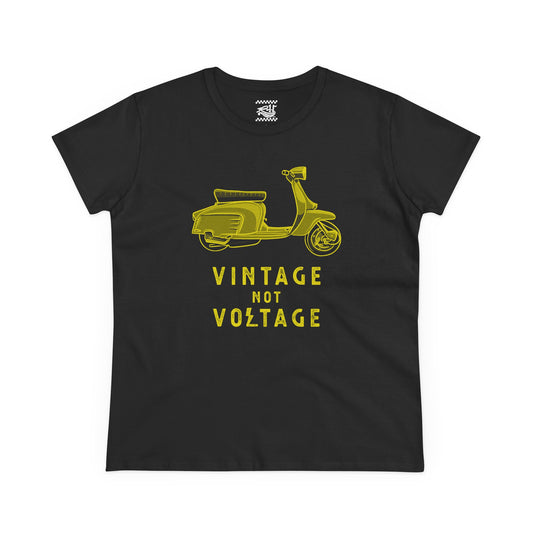 Vintage Not Voltage LAMBRETTA - Women's Midweight Cotton Tee