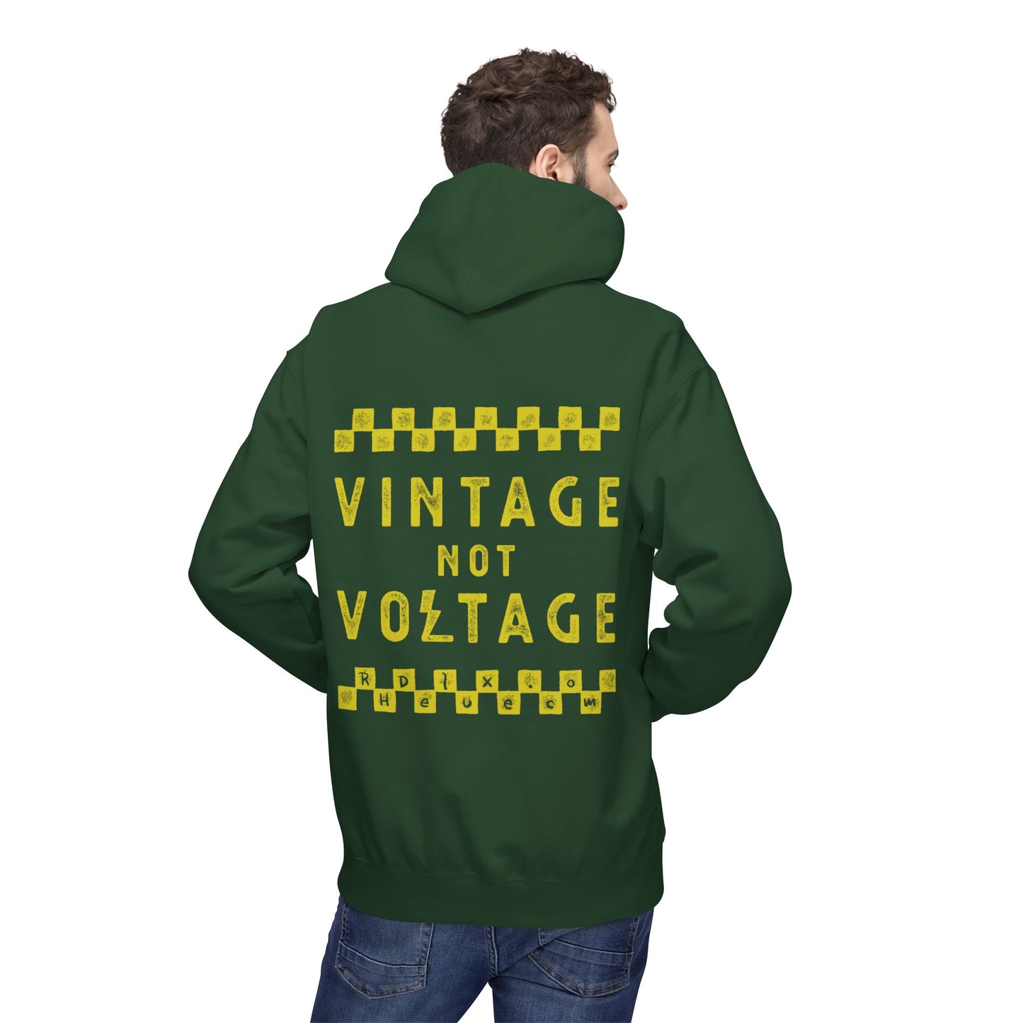 VINTAGE NOT VOLTAGE - PULL OVER HOODIE