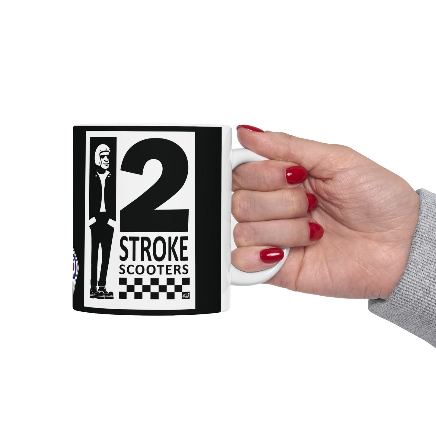 TWO STROKE SCOOTERS. 11oz Mug