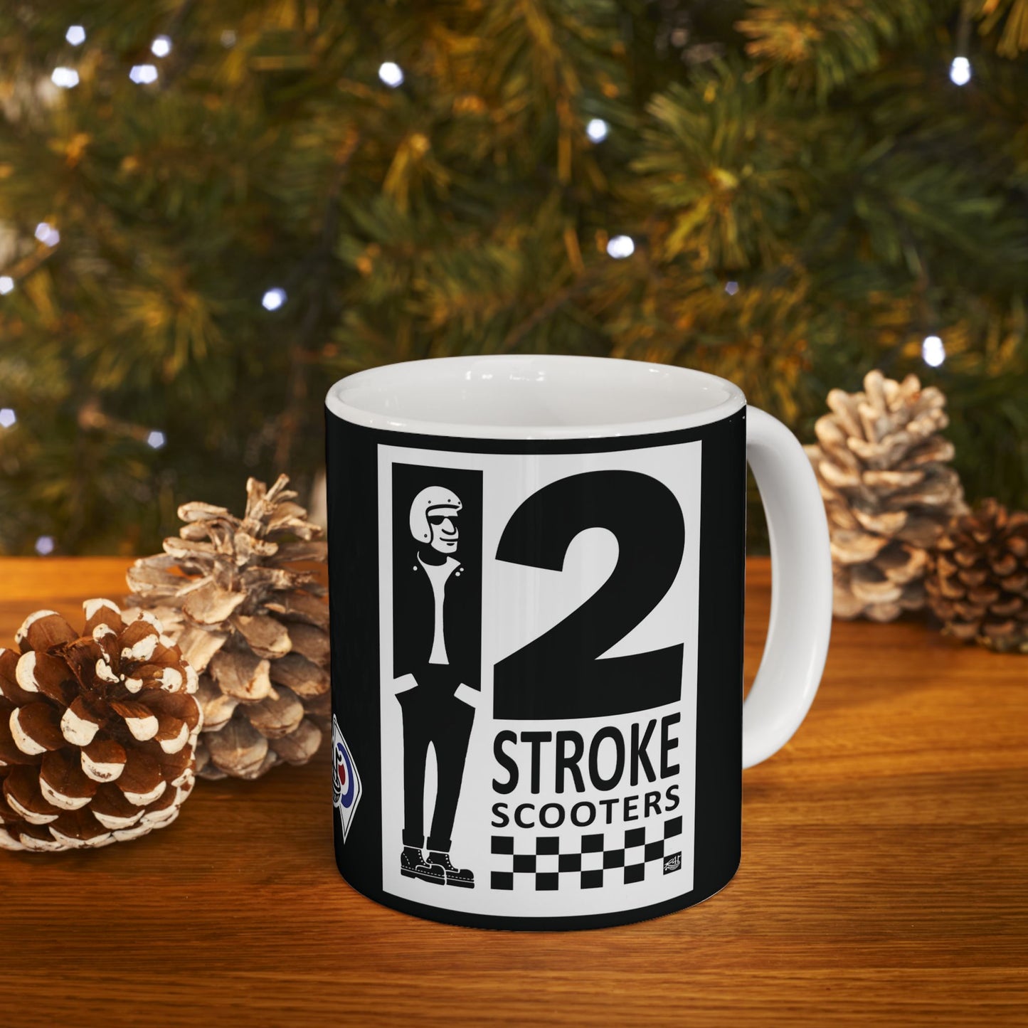 TWO STROKE SCOOTERS. 11oz Mug