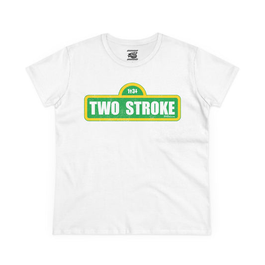 Two Stroke Street - Women's Midweight Cotton Tee
