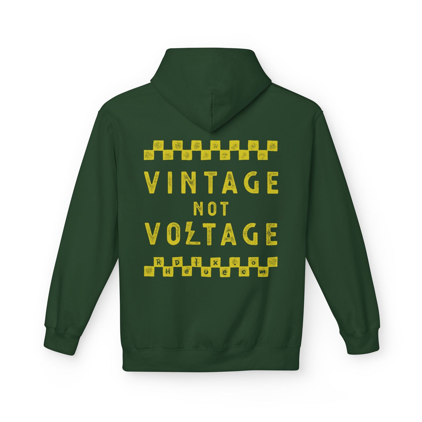 VINTAGE NOT VOLTAGE - PULL OVER HOODIE