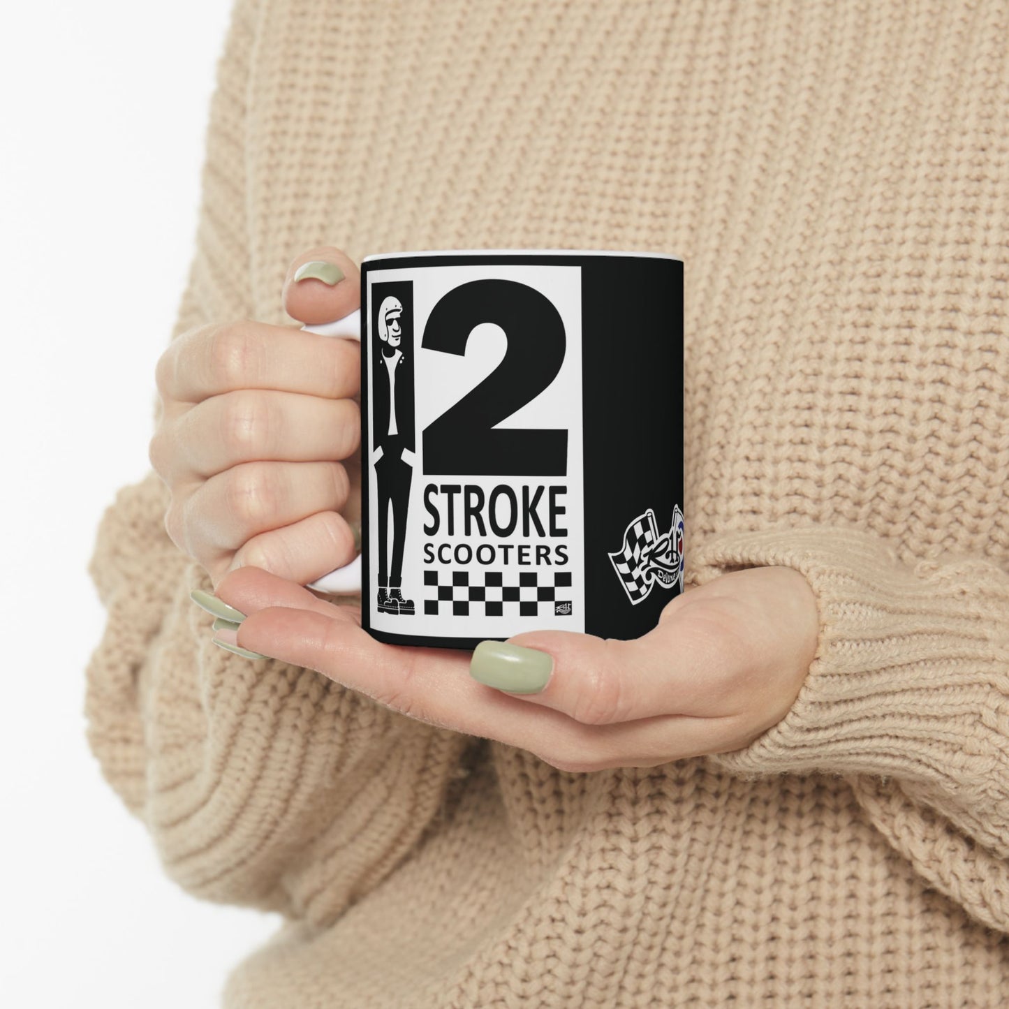 TWO STROKE SCOOTERS. 11oz Mug