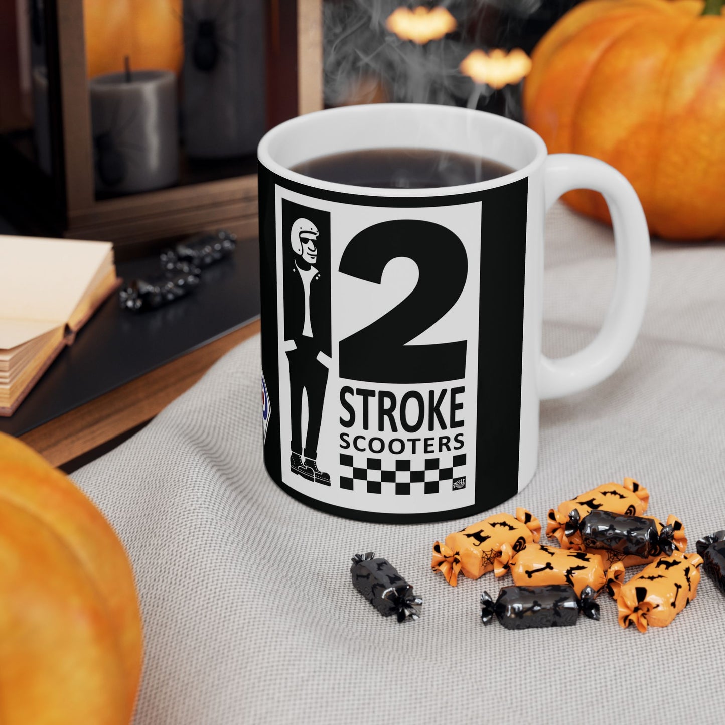 TWO STROKE SCOOTERS. 11oz Mug