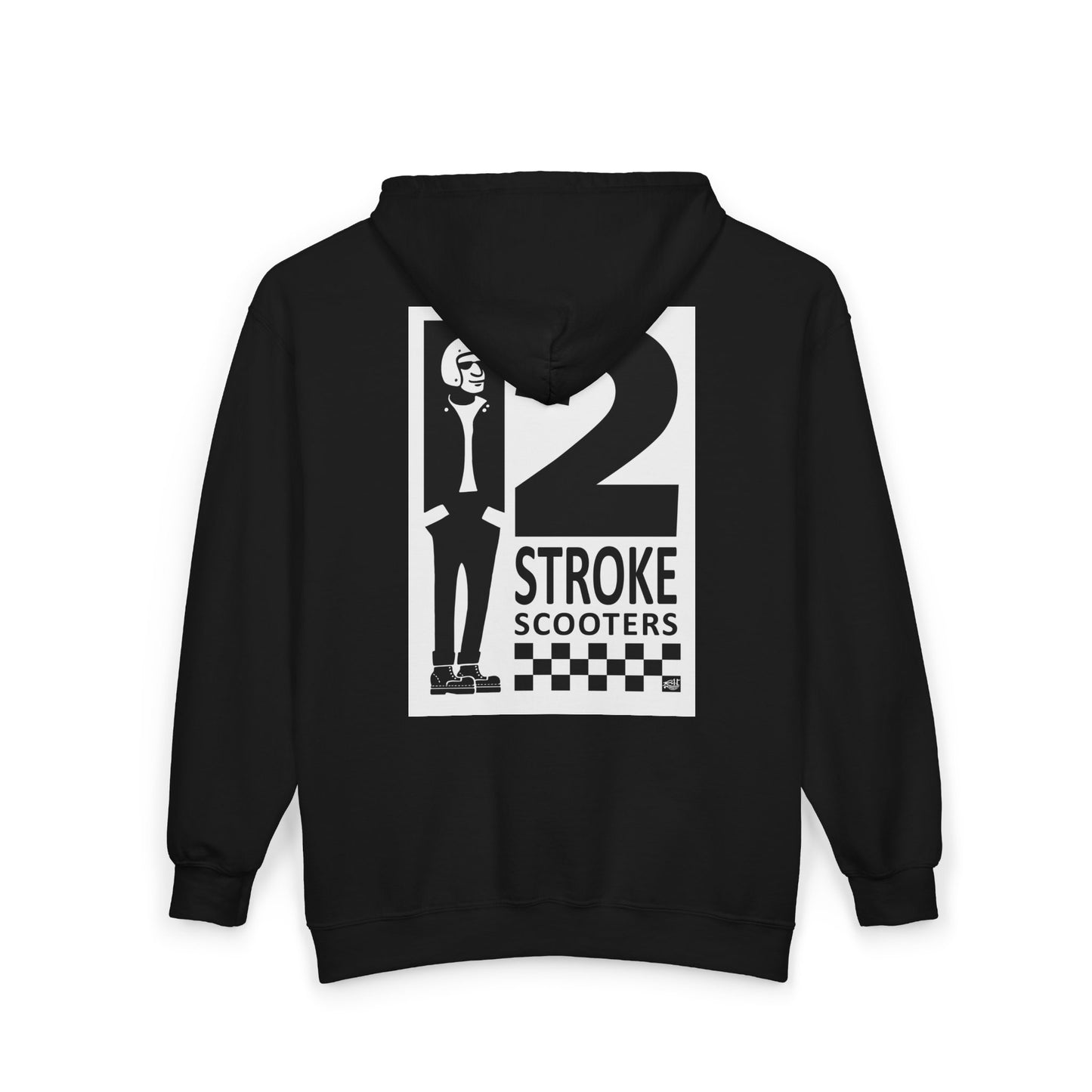 TWO STROKE SCOOTERS - FULL ZIP HOODIE