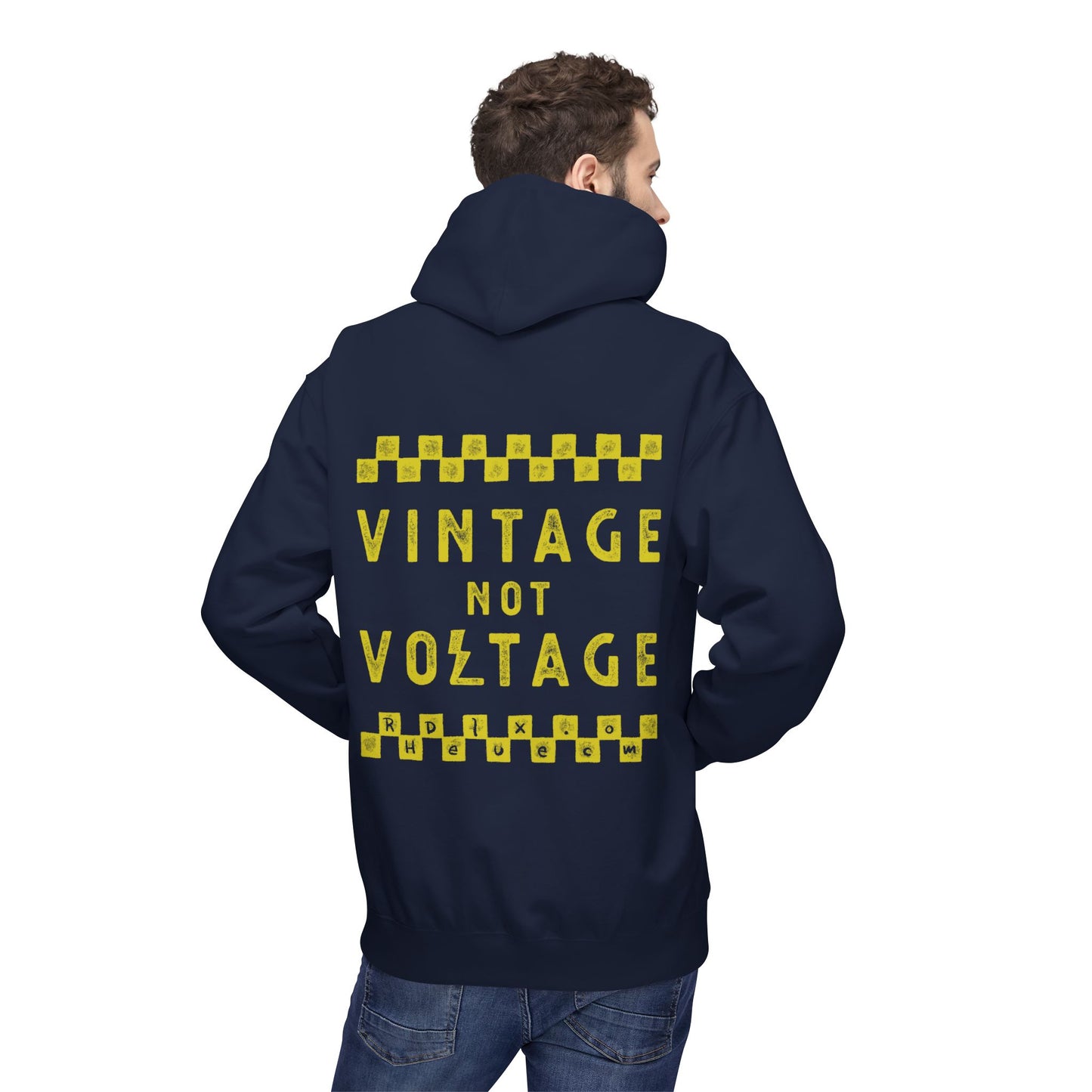 VINTAGE NOT VOLTAGE - PULL OVER HOODIE