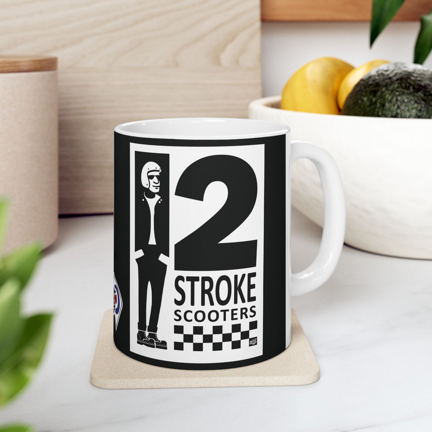 TWO STROKE SCOOTERS. 11oz Mug