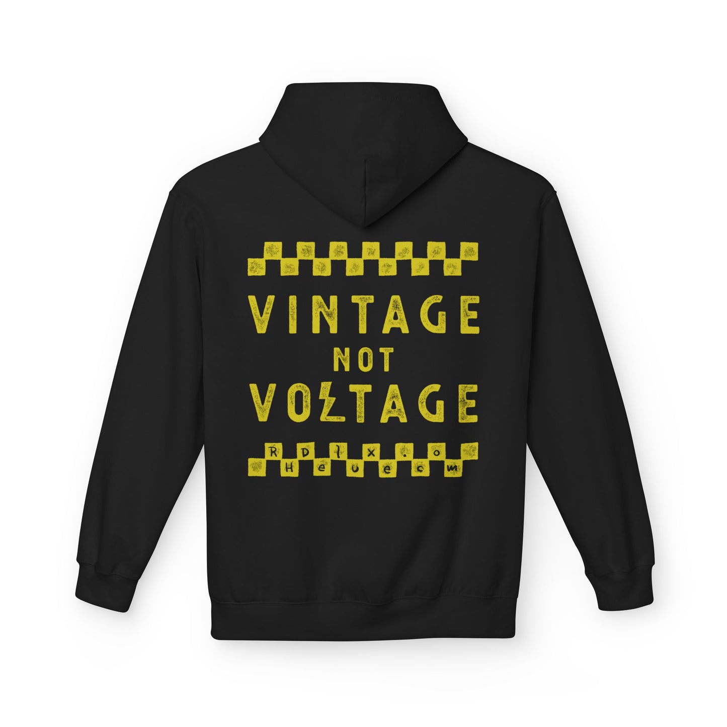 VINTAGE NOT VOLTAGE - PULL OVER HOODIE