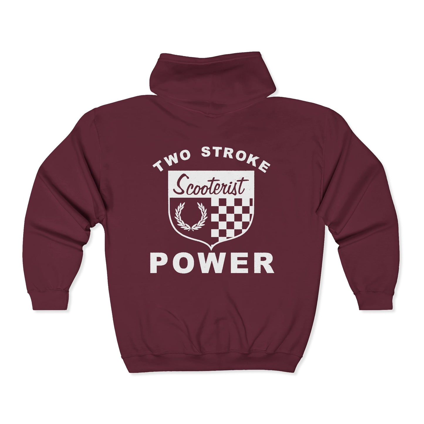 TWO STROKE POWER - FULL ZIP HOODIE