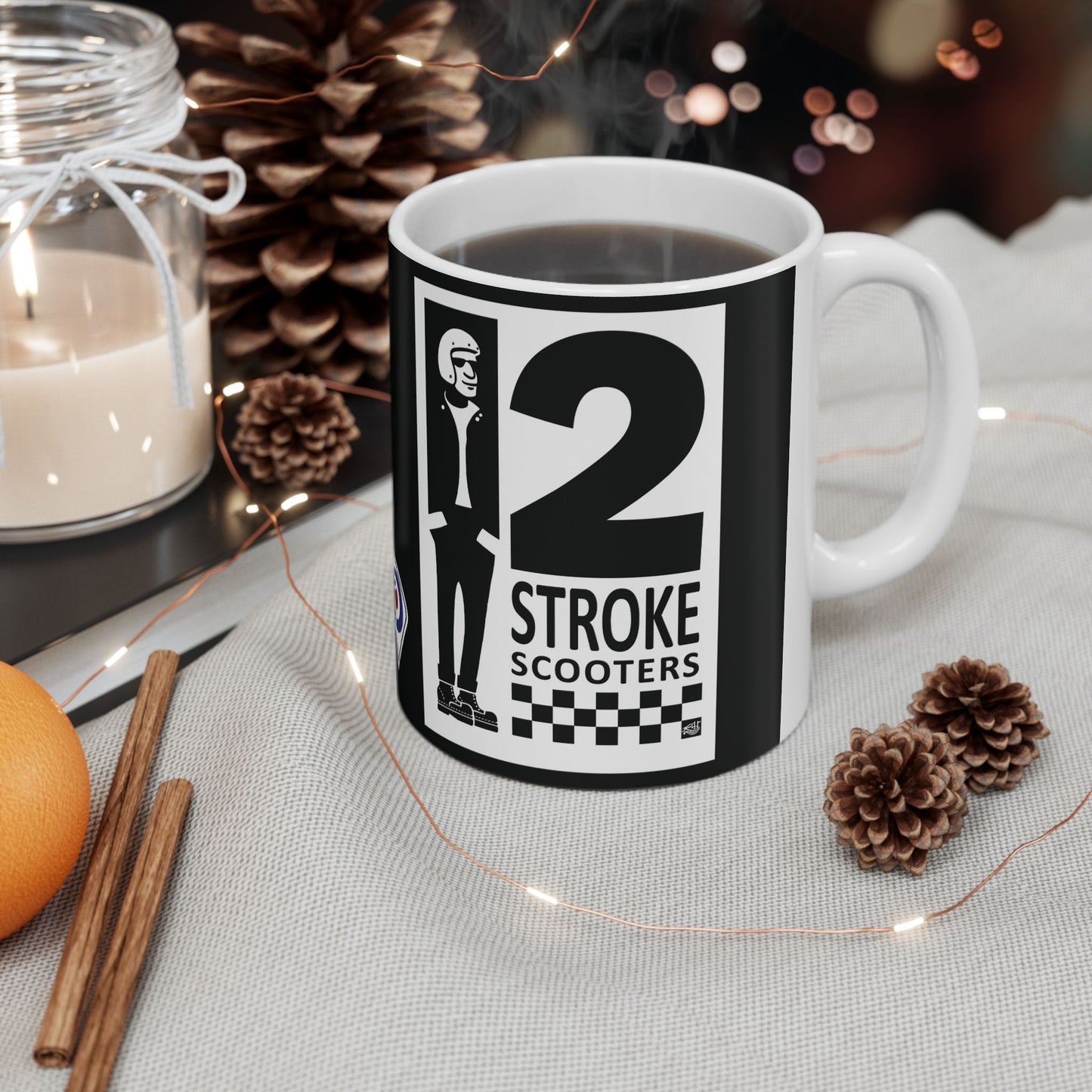 TWO STROKE SCOOTERS. 11oz Mug