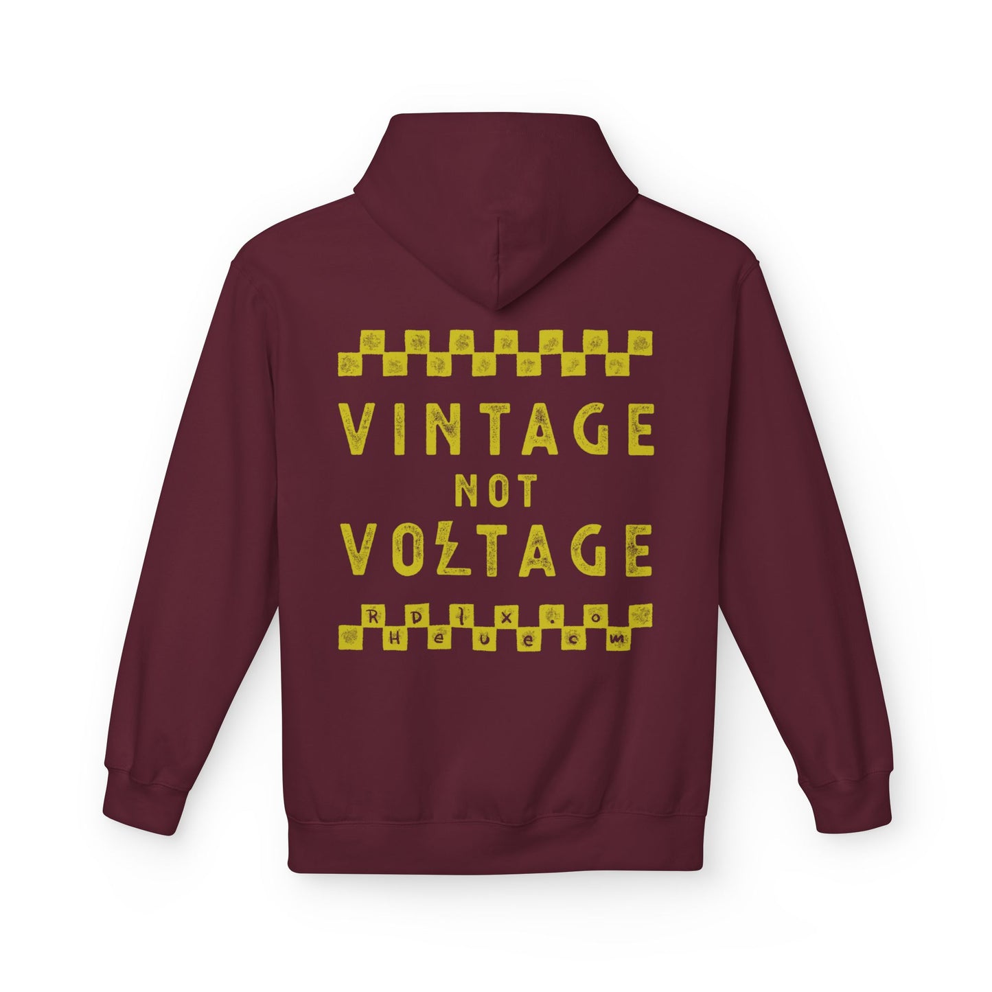 VINTAGE NOT VOLTAGE - PULL OVER HOODIE