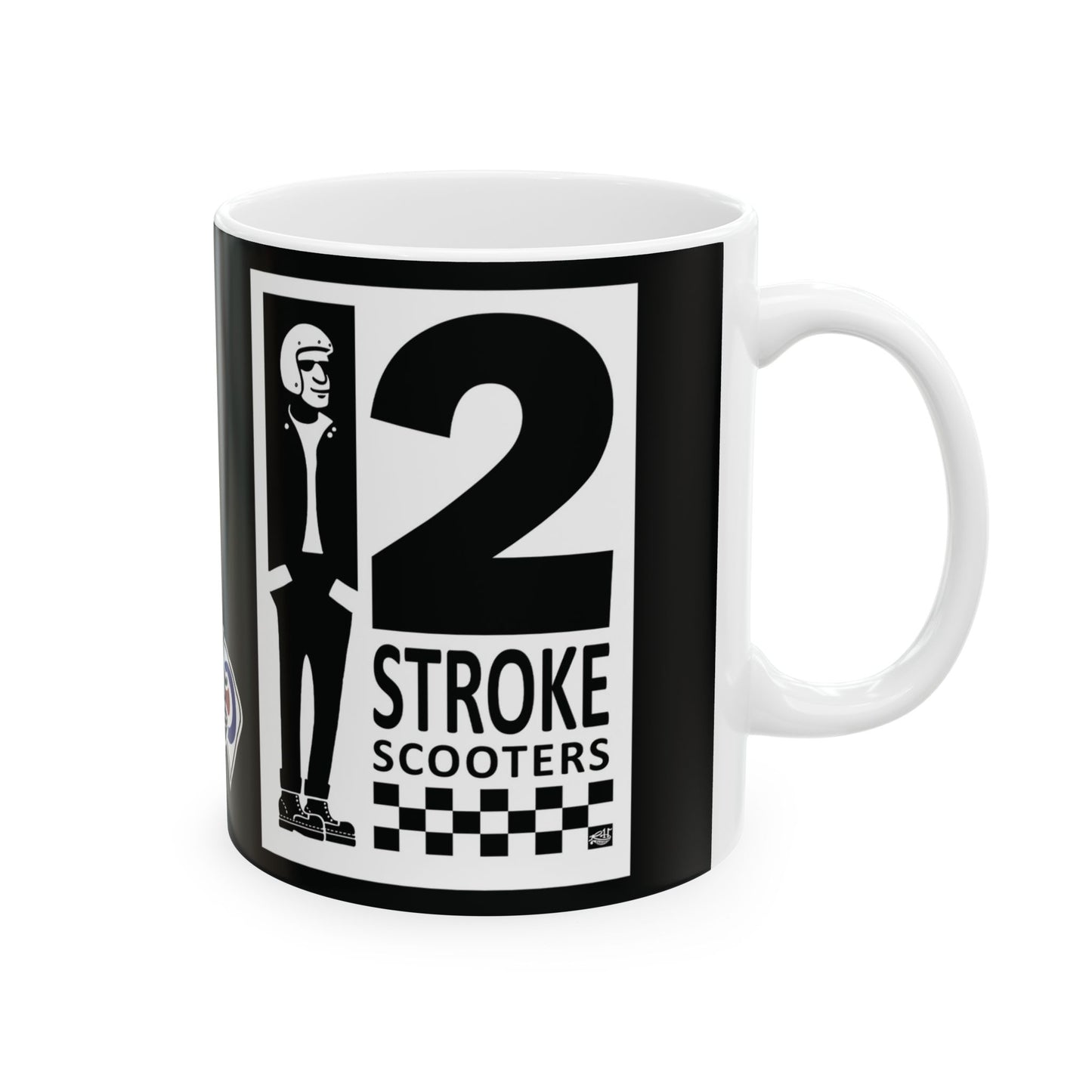 TWO STROKE SCOOTERS. 11oz Mug