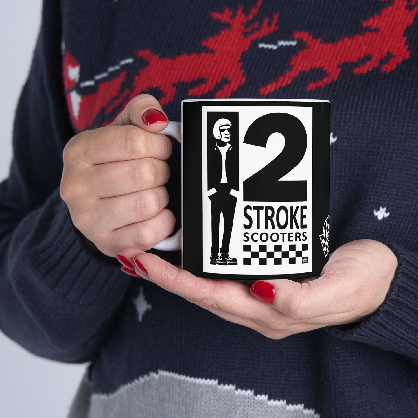 TWO STROKE SCOOTERS. 11oz Mug