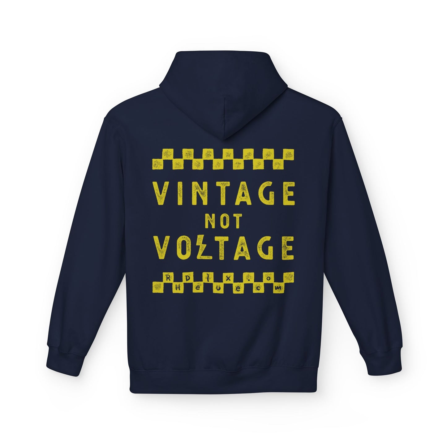 VINTAGE NOT VOLTAGE - PULL OVER HOODIE