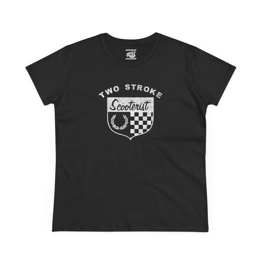 Two Stroke Scooterist - Women's Midweight Cotton Tee