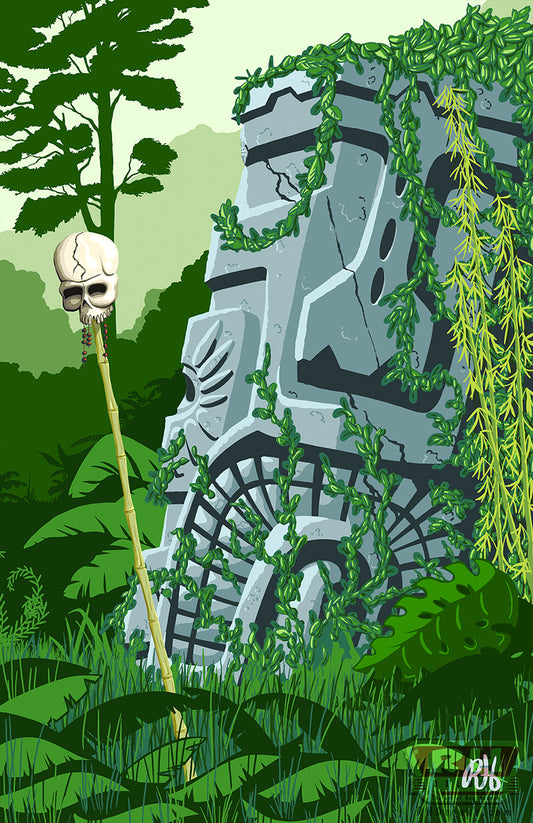 JUNGLE RUIN - ORDER SOON, LIMITED SUPPLY - 11 x 17