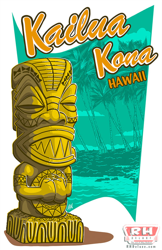 KAILUA-KONA HAWAII - 11 x 17