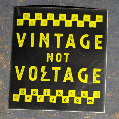 VINTAGE NOT VOLTAGE - 2" SQUARE