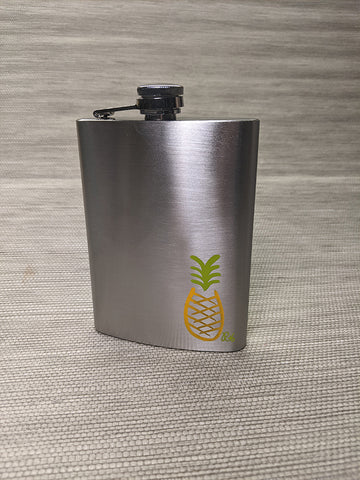 PINEAPPLE FLASK - STAINLESS 8 oz.